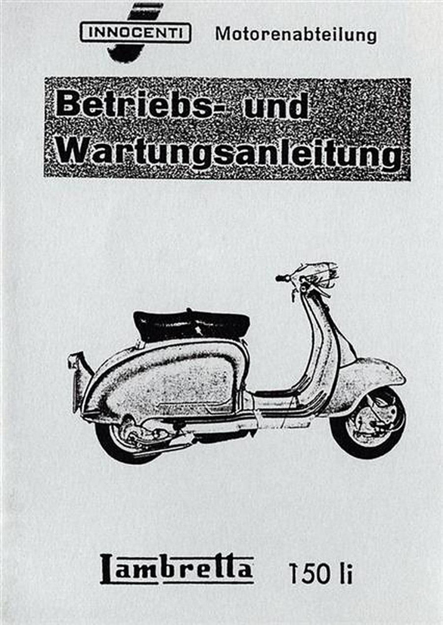 Innocenti Lambretta 150 LI Betrieb und Wartung