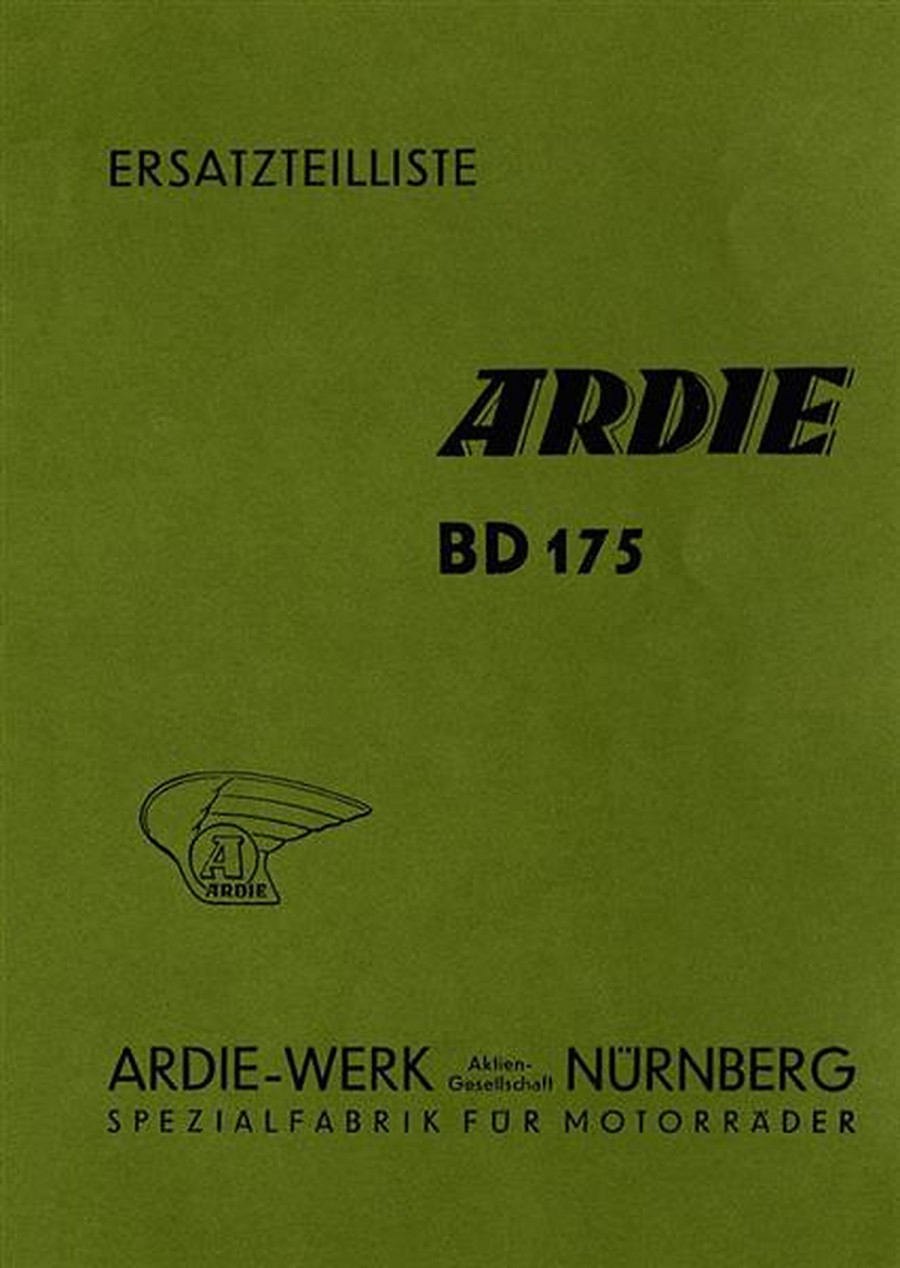 Ardie BD175 Ersatzteilkatalog