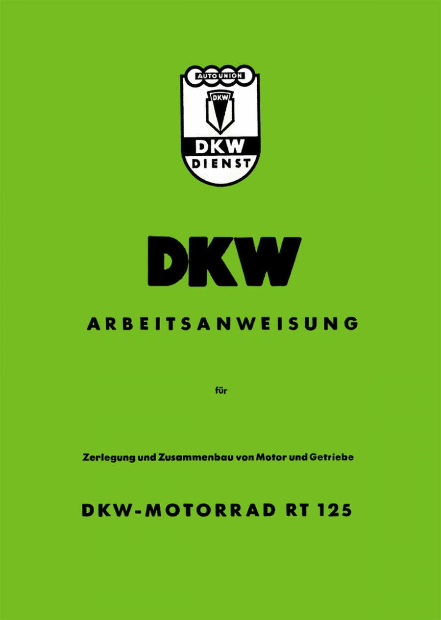 DKW RT125 Reparaturanleitung
