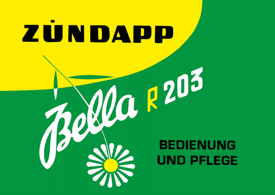 Zündapp Bella R203 Betriebsanleitung