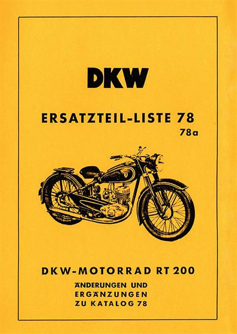 DKW RT200 Ersatzteilkatalog