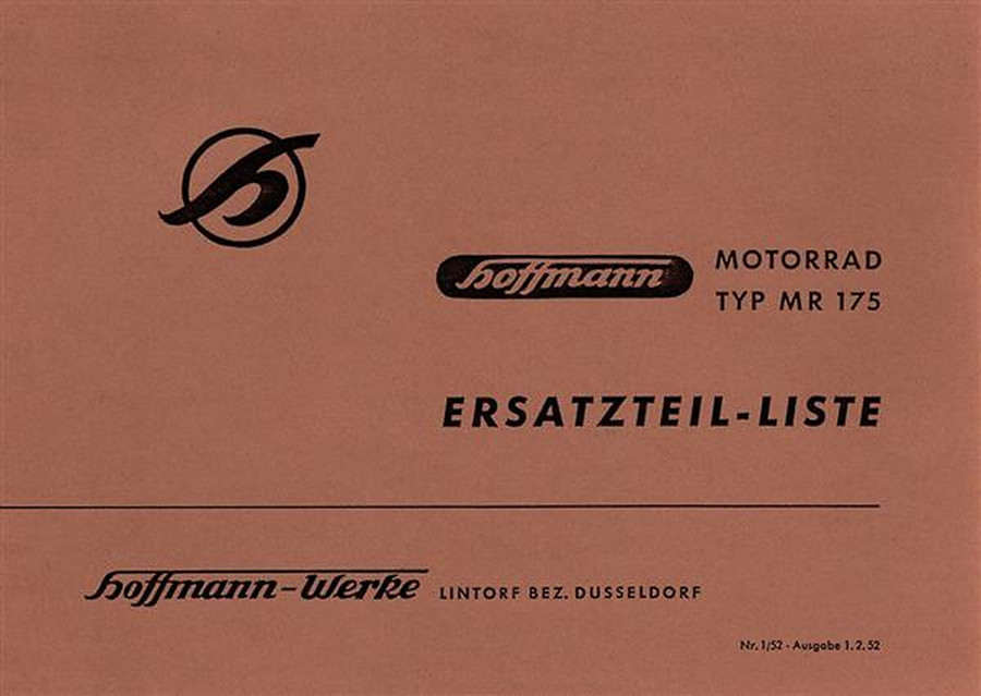 Hoffmann MR175 Ersatzteilkatalog