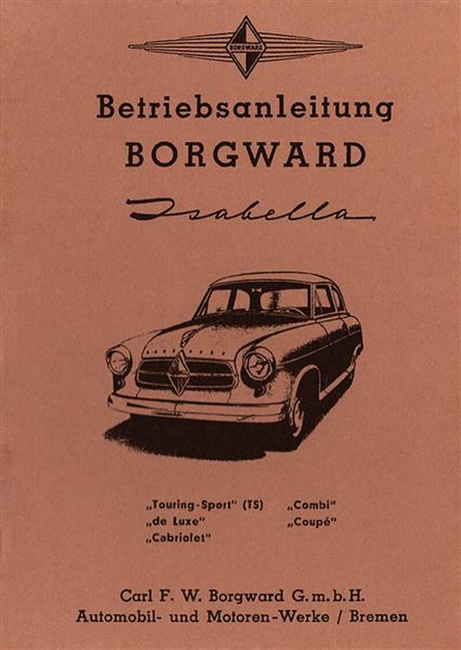 Borgward Isabella Betriebsanleitung