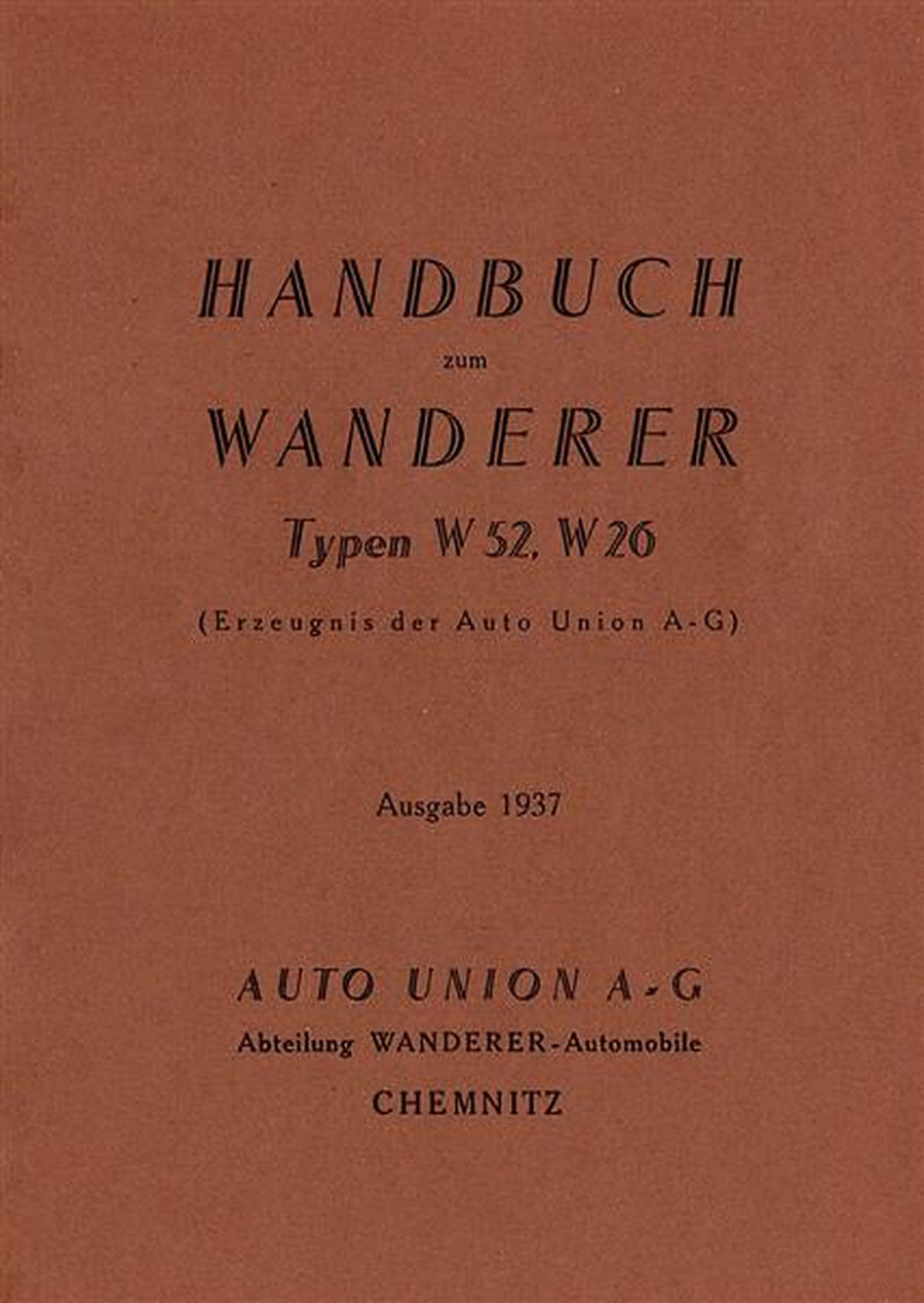 Wanderer W52 und W26 Bedienungsanleitung