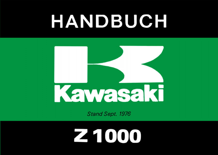 Kawasaki Z1000 Betriebsanleitung