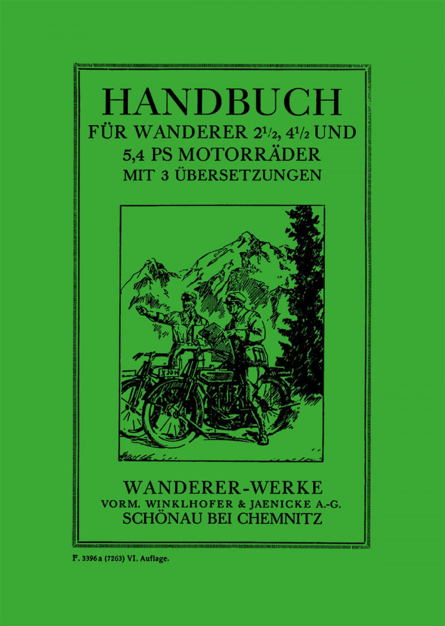 Wanderer 2,5 - 4,5 - 5,4 PS Bedienungsanleitung