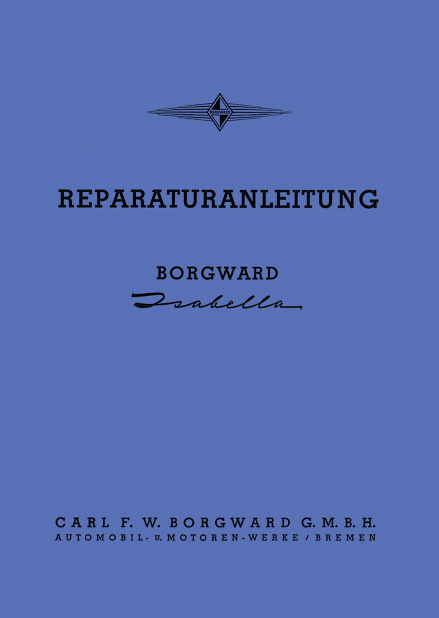 Borgward Isabella Reparaturanleitung