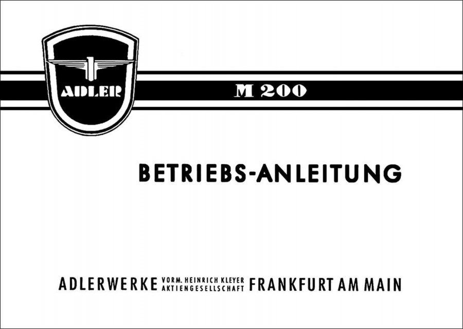 Adler M200 Betriebsanleitung