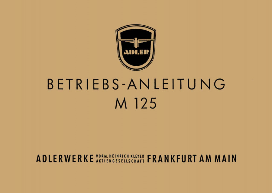 Adler M125 Betriebsanleitung