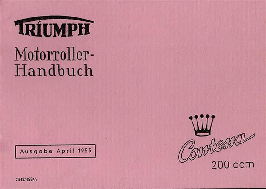 Triumph Contessa 200 Betriebsanleitung