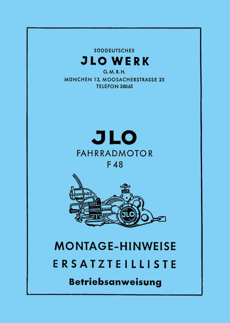 ILO F48 Betriebsanleitung / Reparaturanleitung / Ersatzteilkatalog