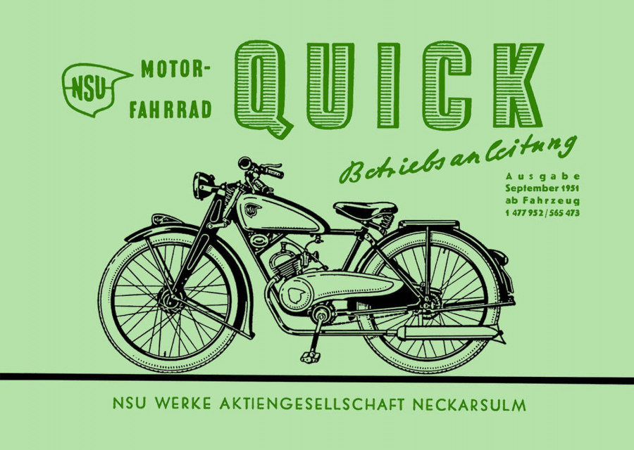 NSU Quick Betriebsanleitung