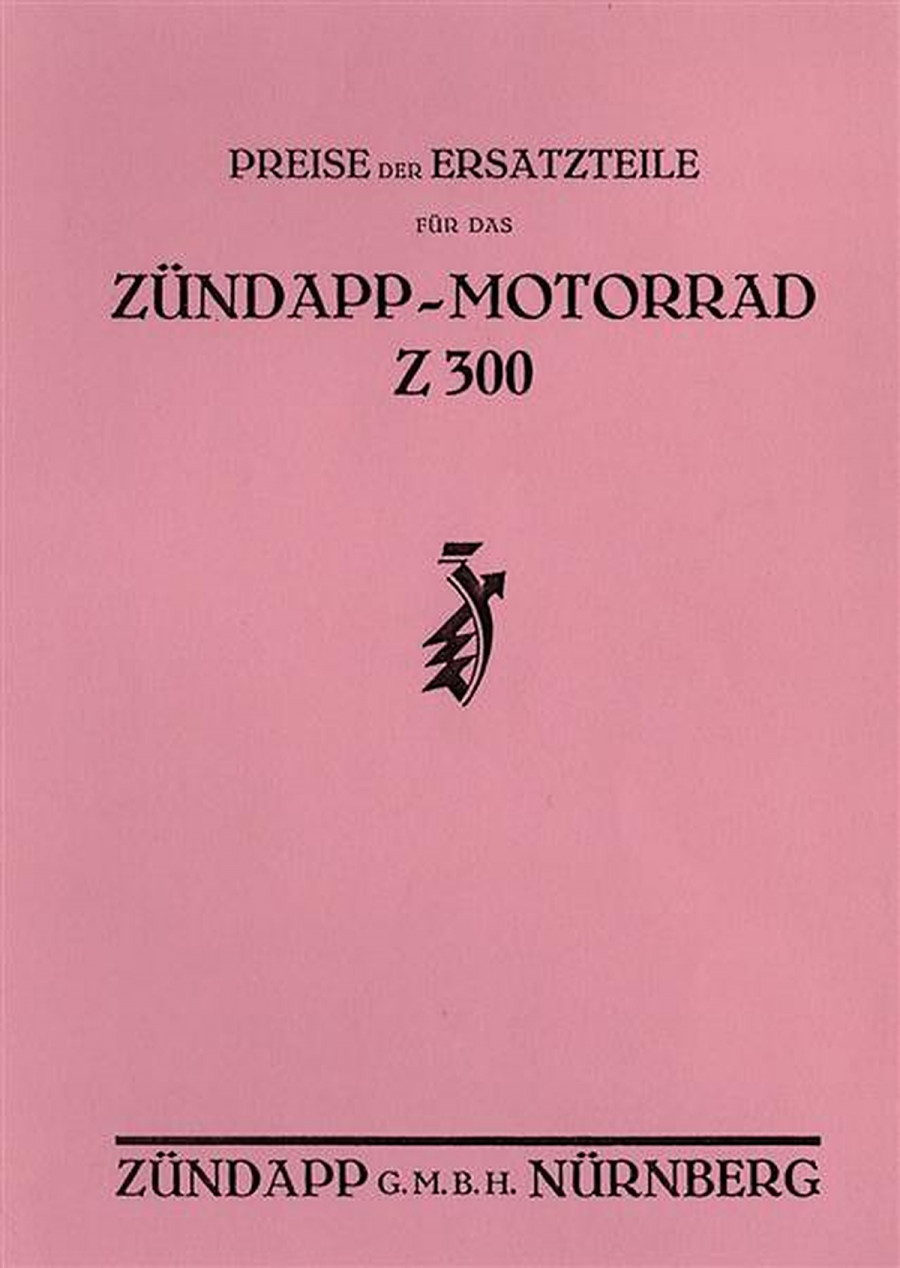 Zündapp Z300 Ersatzteilkatalog