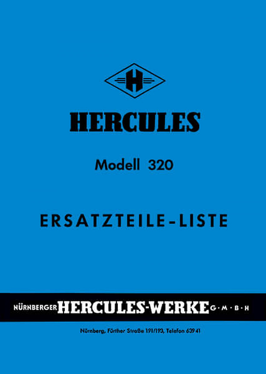 Hercules 320 Ersatzteilkatalog