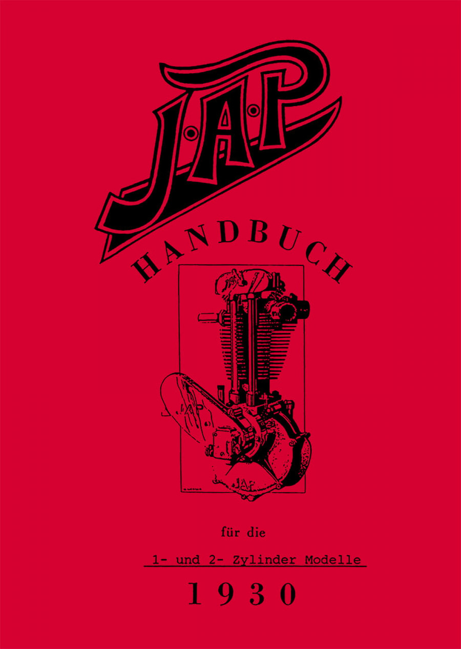 JAP Motor 1930 Betriebsanleitung
