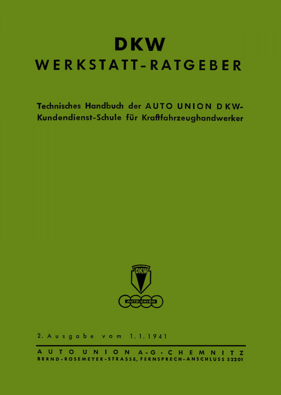 DKW Werkstatt-Ratgeber 1941
