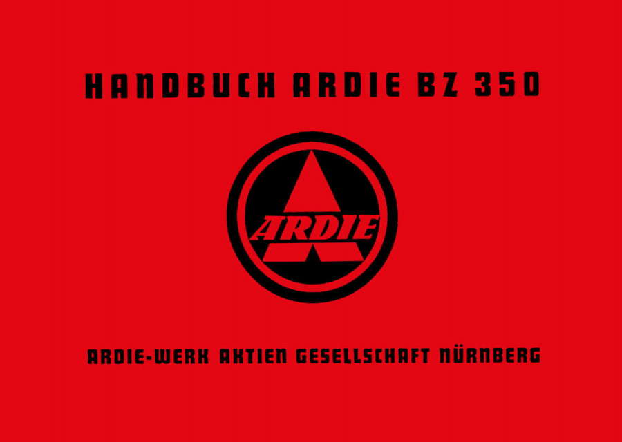 Ardie BZ350 Betriebsanleitung