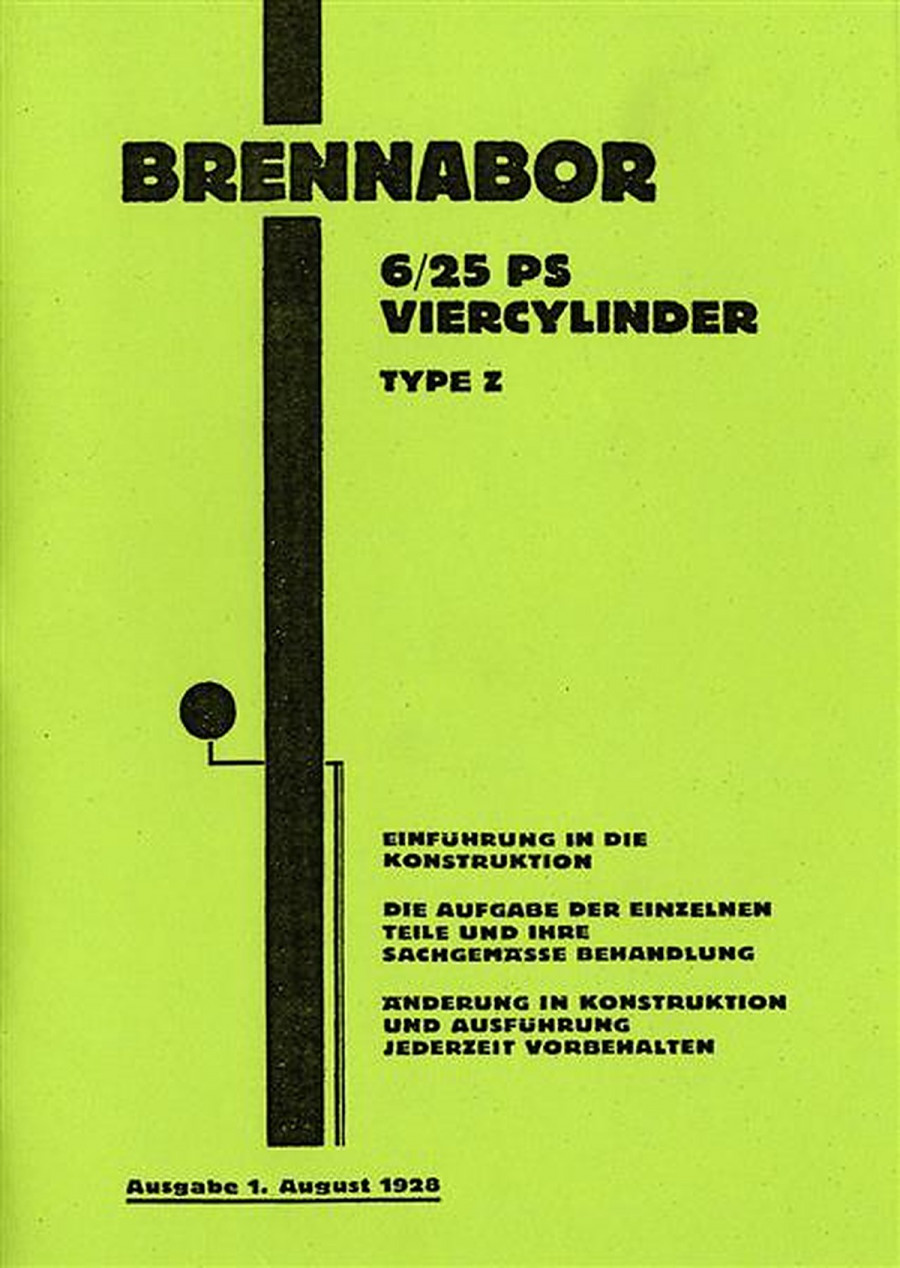 Brennabor 6/25 PS Bedienungsanleitung