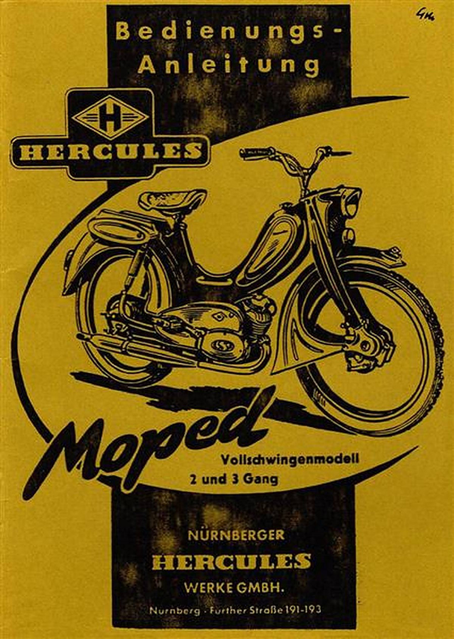 Hercules Moped Typ 217 Betriebsanleitung