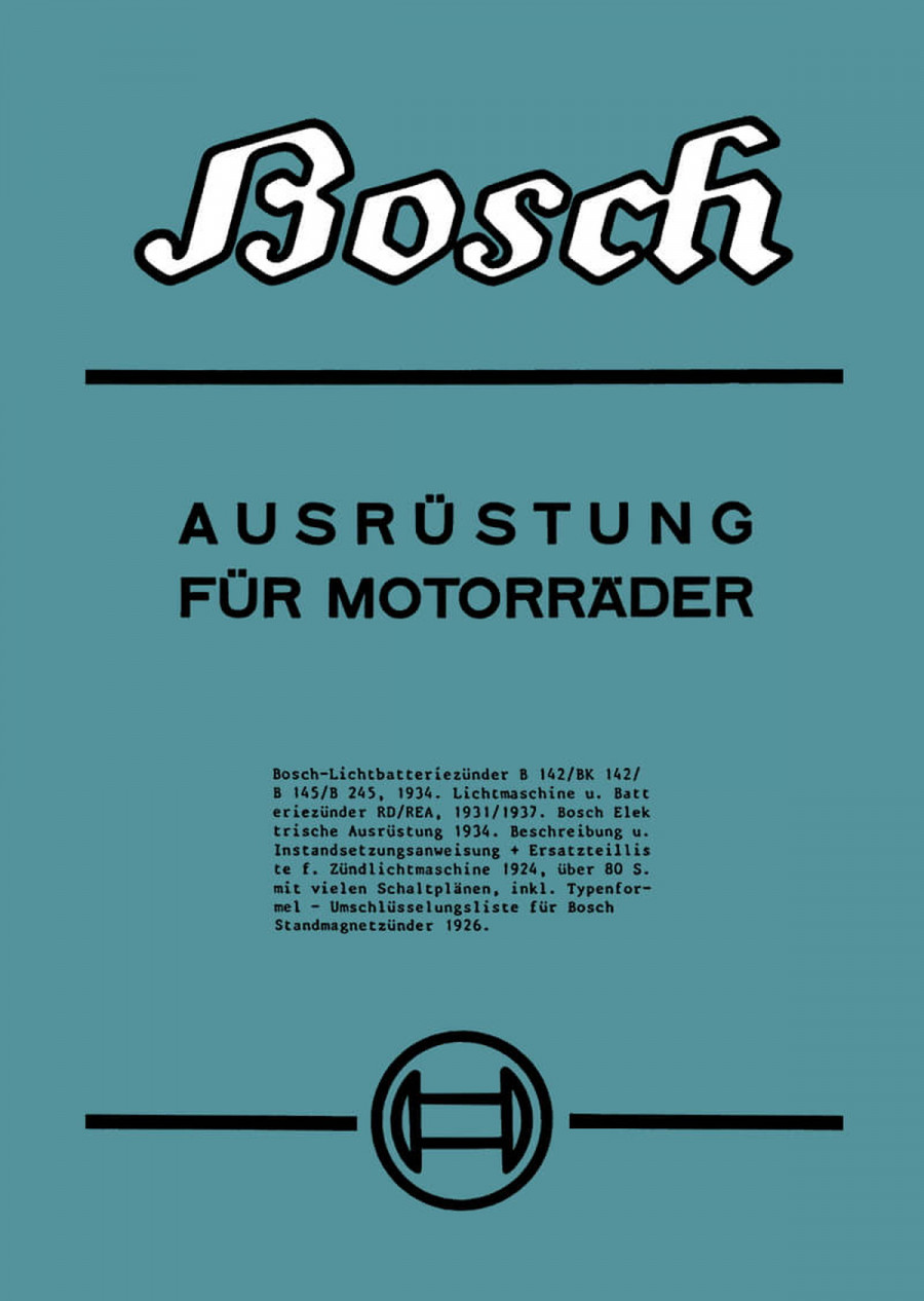 Bosch Ausrüstung für Motorräder