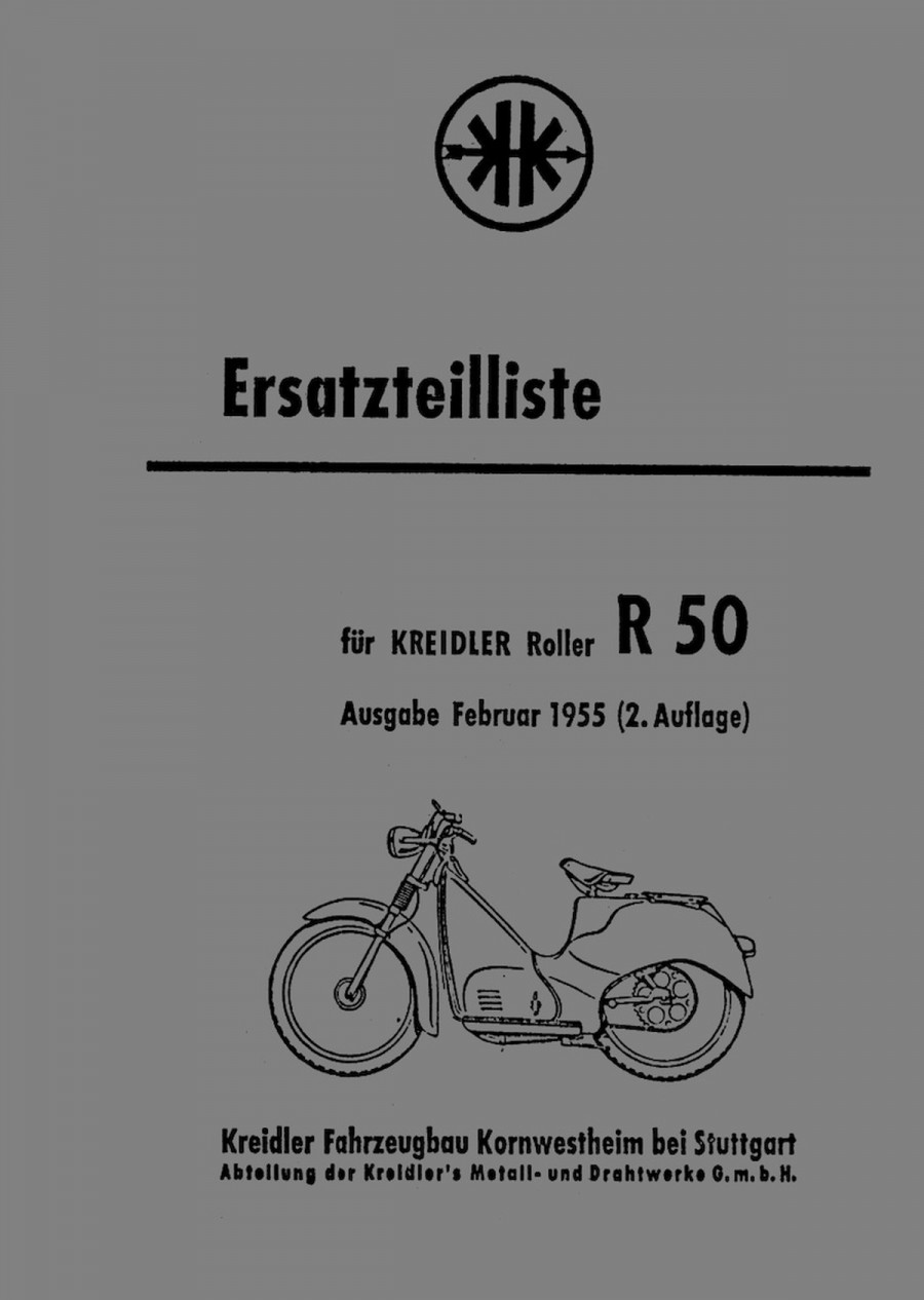 Kreidler R50 Ersatzteiliste