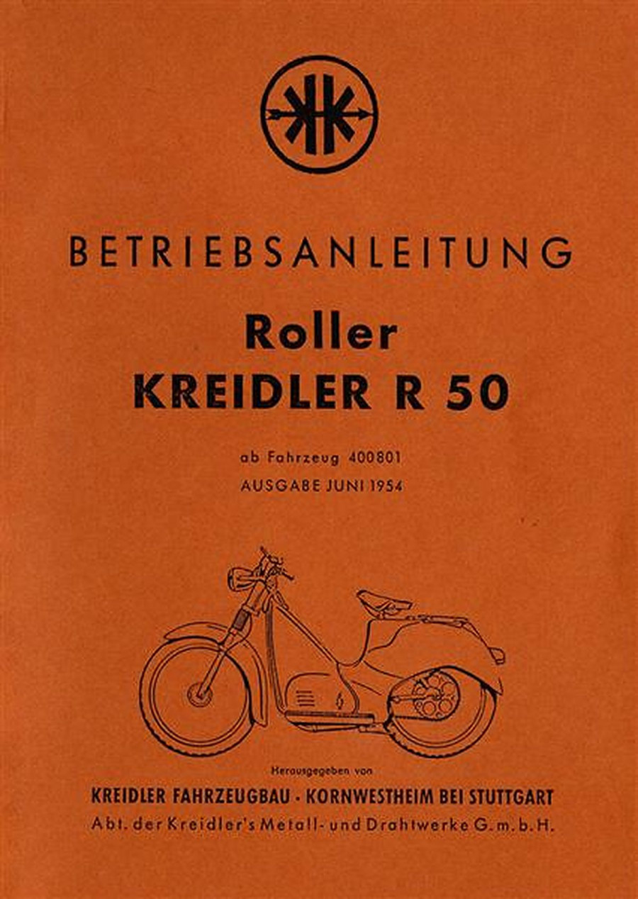 Kreidler KR50 Bedienungsanleitung