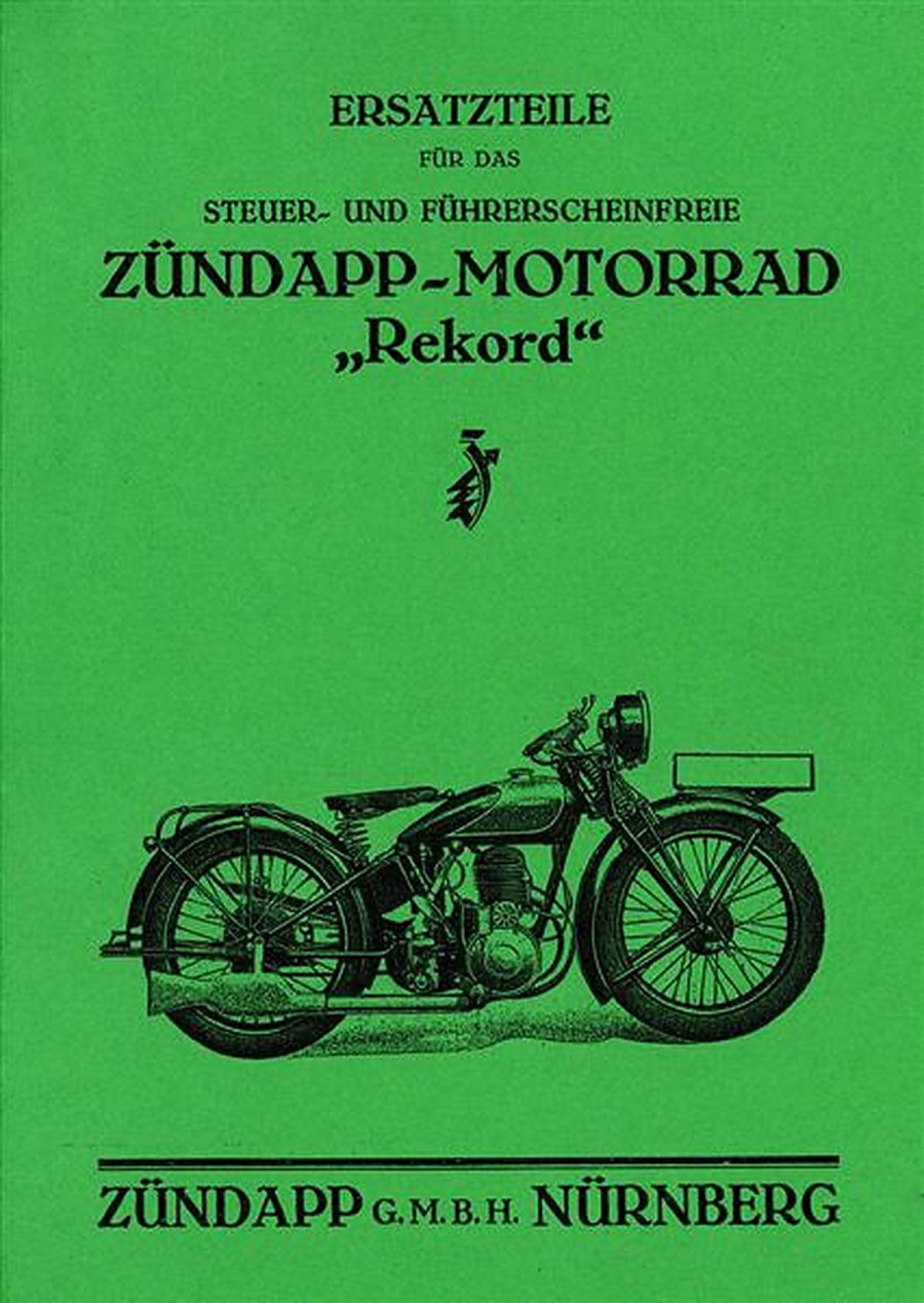 Zündapp Rekord Ersatzteilkatalog