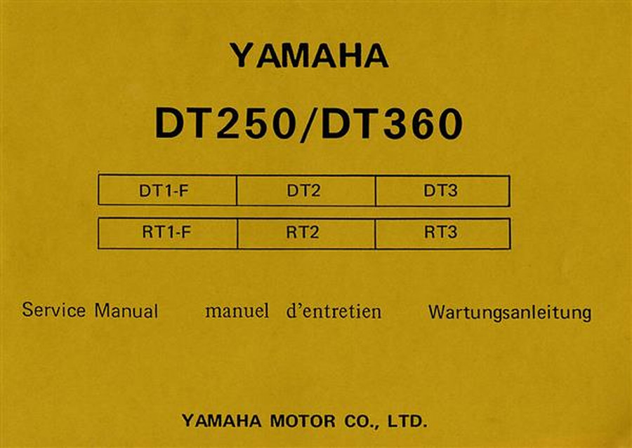Yamaha DT250 und DT360 Wartungsanleitung