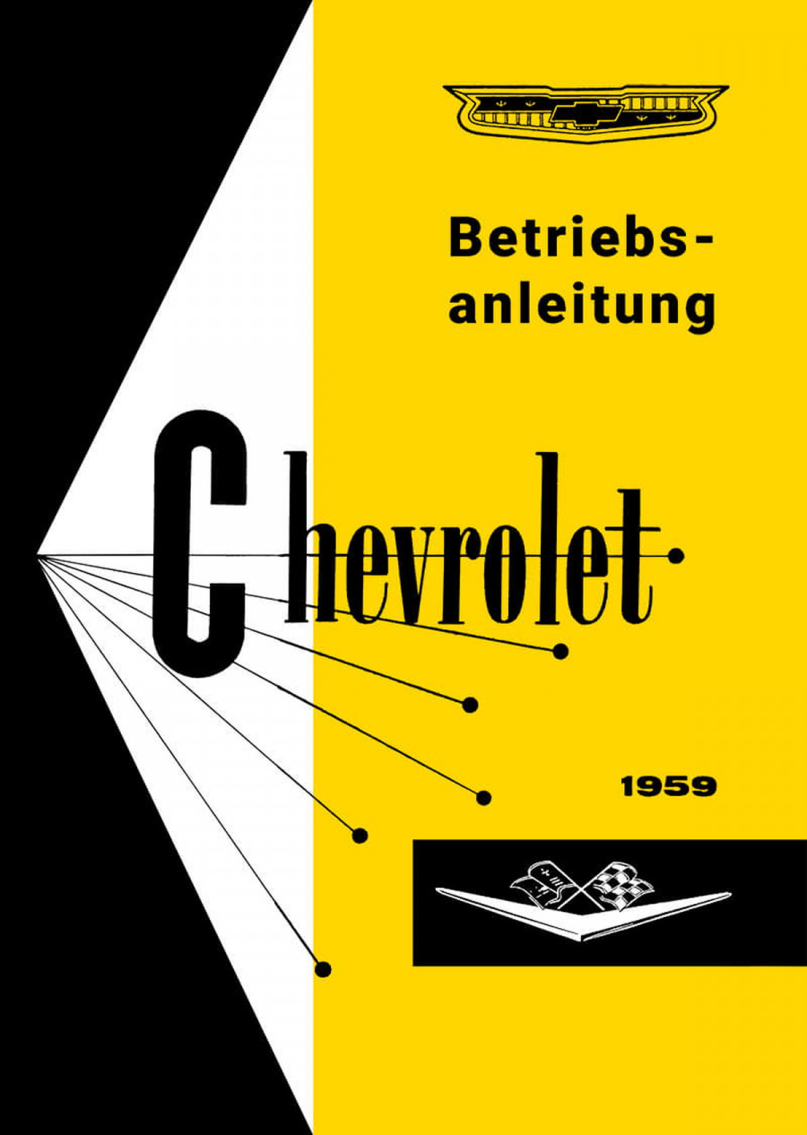 Chevrolet 6- und 8-Zylinder 1959 Bedienungsanleitung