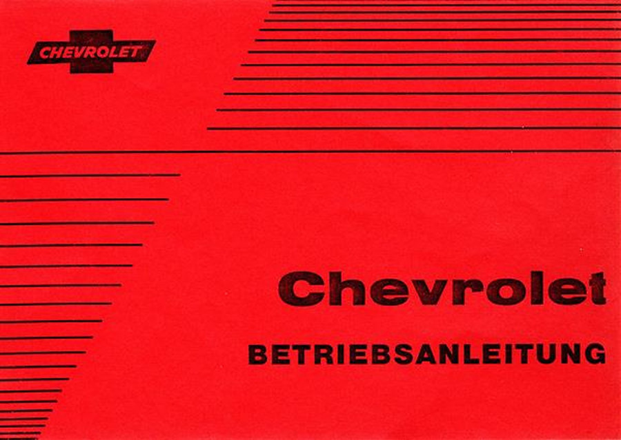 Chevrolet 6- und 8-Zylinder 1963 Bedienungsanleitung