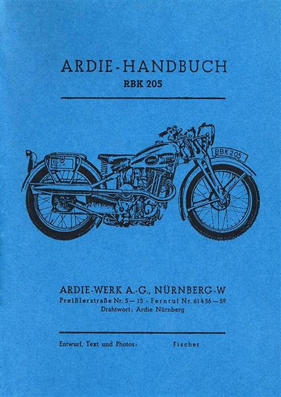 Ardie RBK205 Betriebsanleitung