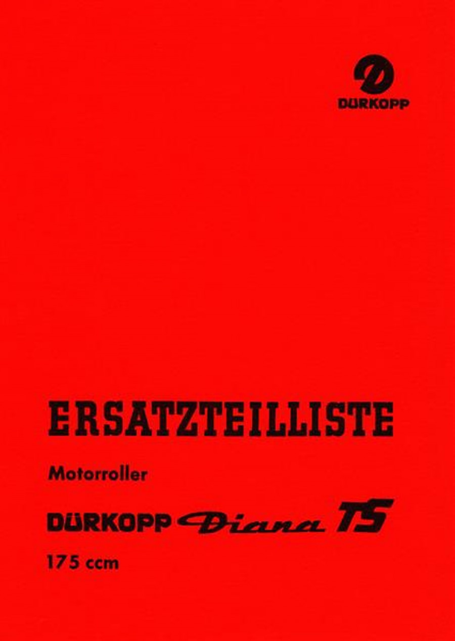 Dürkopp Diana TS Ersatzteilkatalog