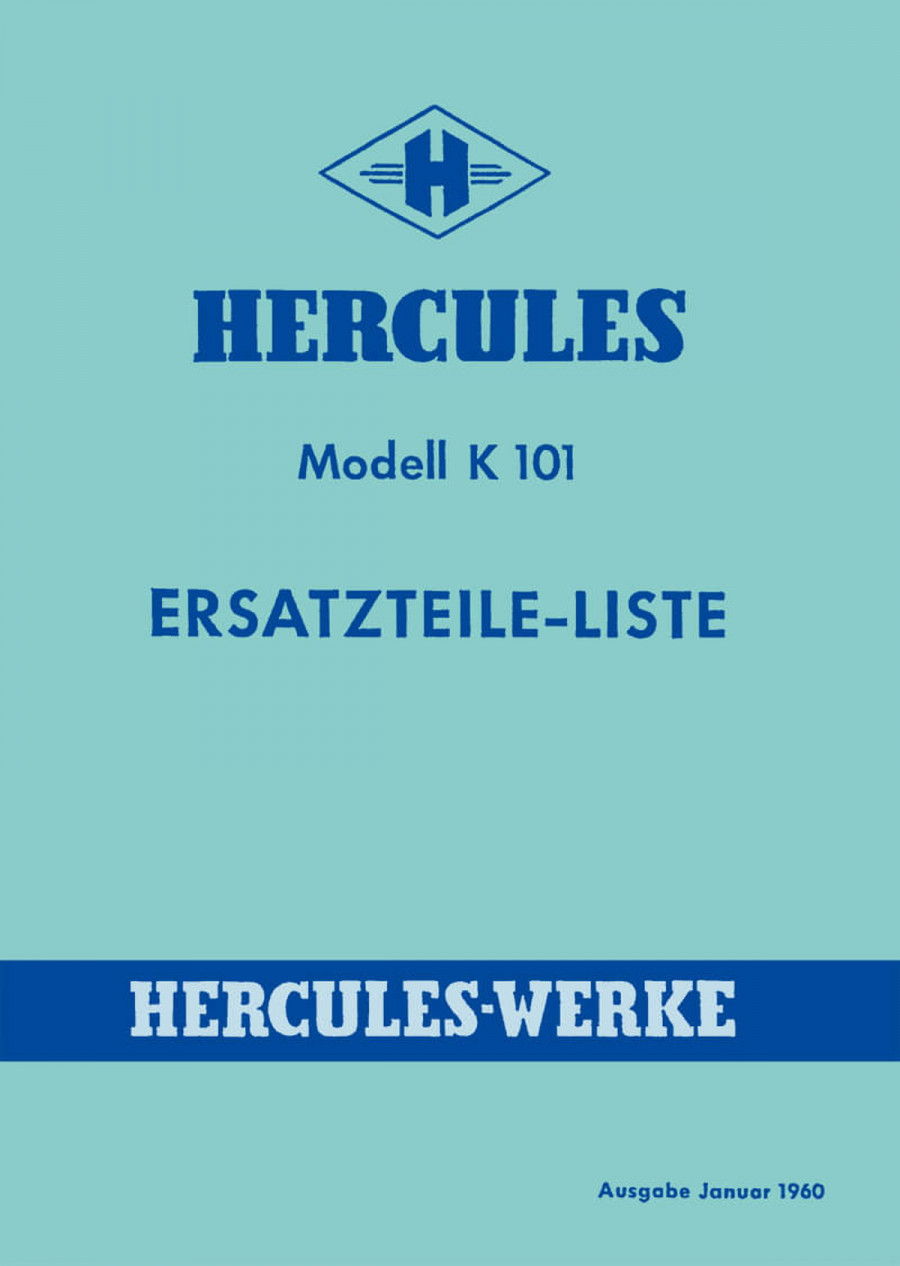 Hercules K101 Ersatzteilkatalog