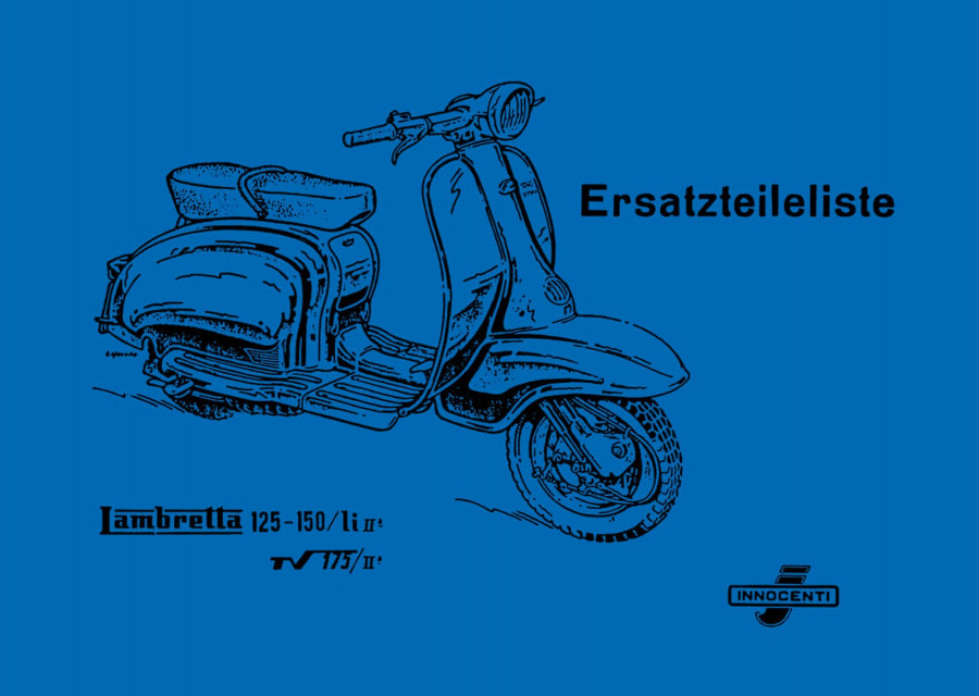 Innocenti Lambretta 125 150 175 Ersatzteilkatalog