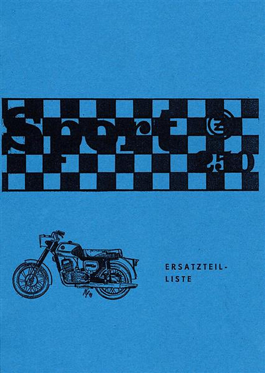 CZ 250 Sport Ersatzteilkatalog
