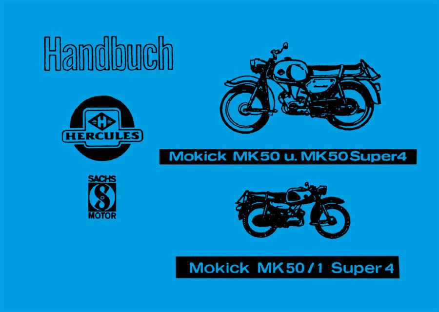 Hercules MK50 Super 4 und MK50/1 Betriebsanleitung