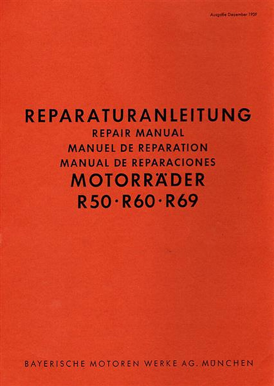 BMW R50 R60 R69 Reparaturanleitung