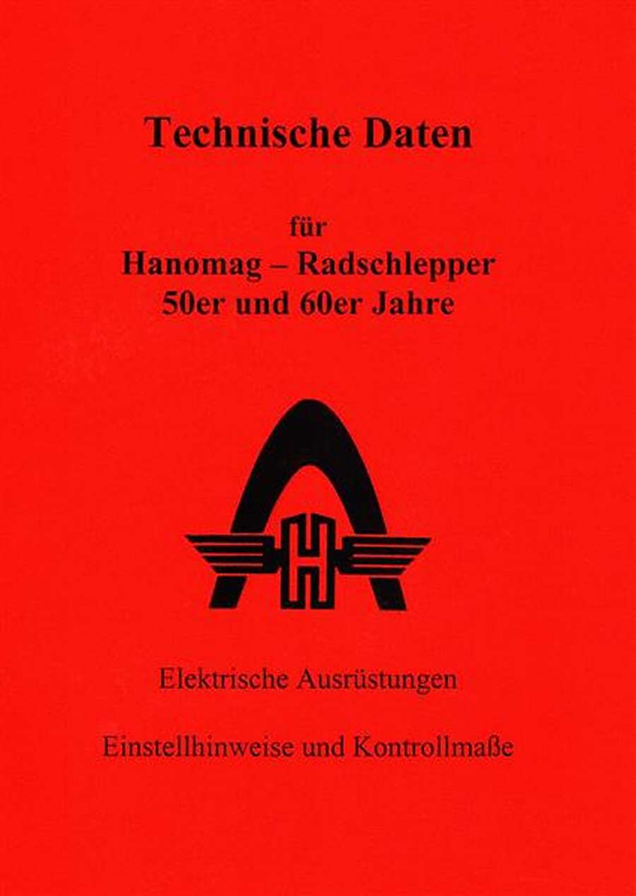Technische Daten für den Hanomag-Radschlepper