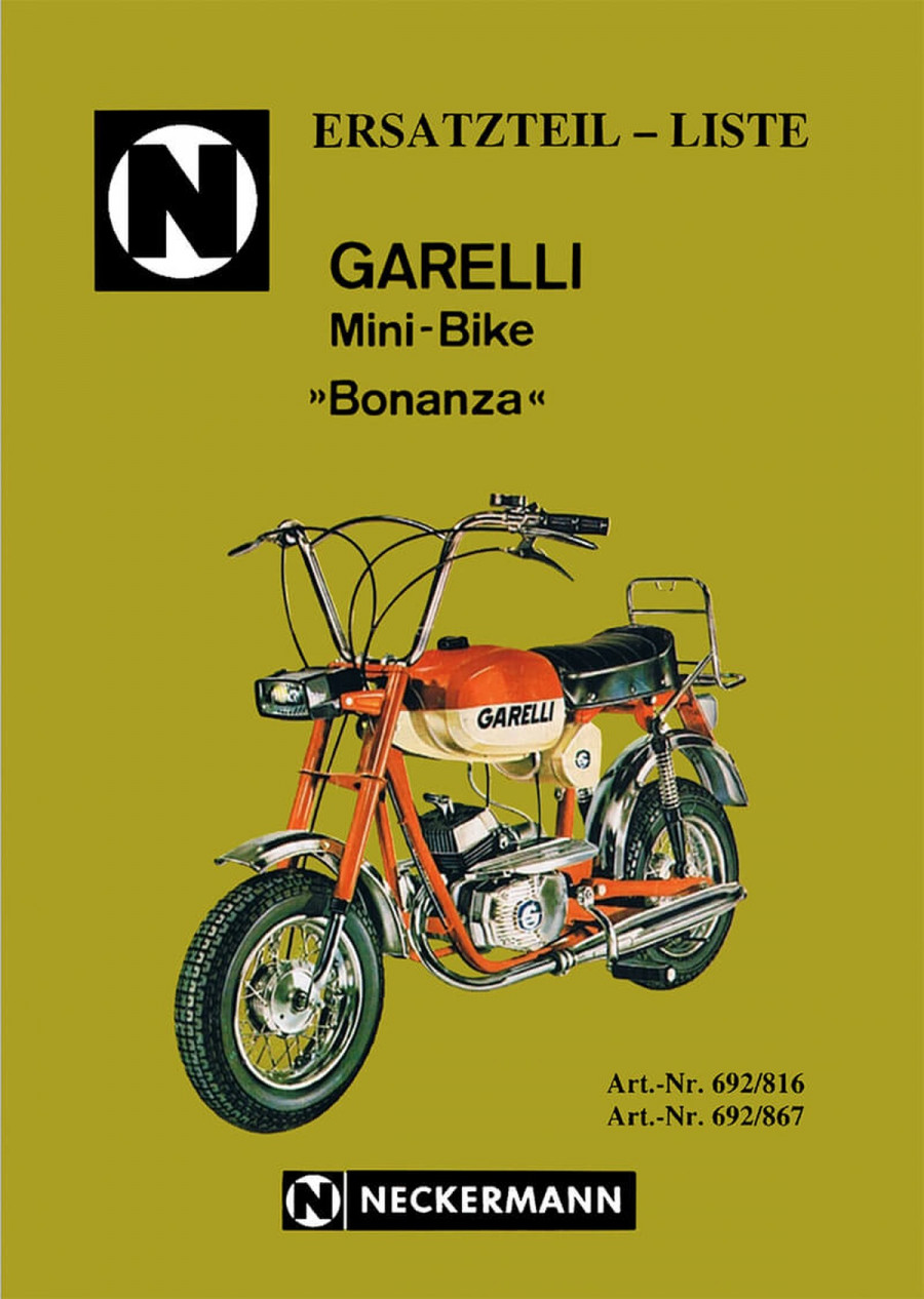 Garelli Bonanza Mini-Bike Ersatzteilliste