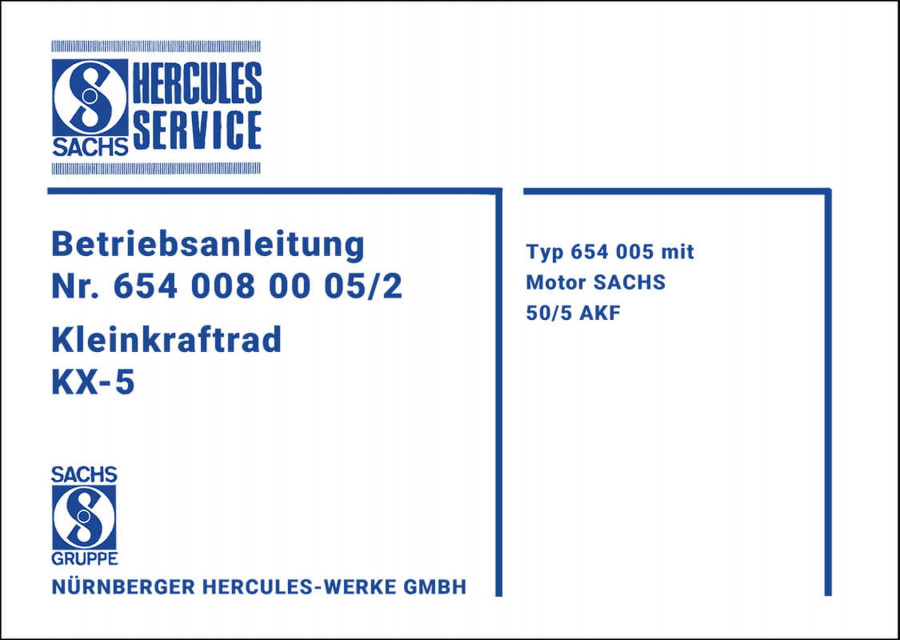 Hercules KX-5 Betriebsanleitung