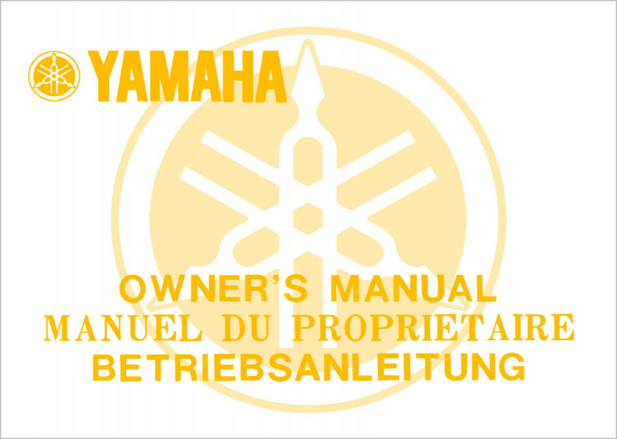 Yamaha XS1100 und XS1100E Bedienungsanleitung