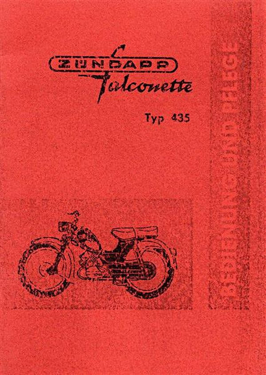 Zündapp Falconette Typ 435 Betriebsanleitung
