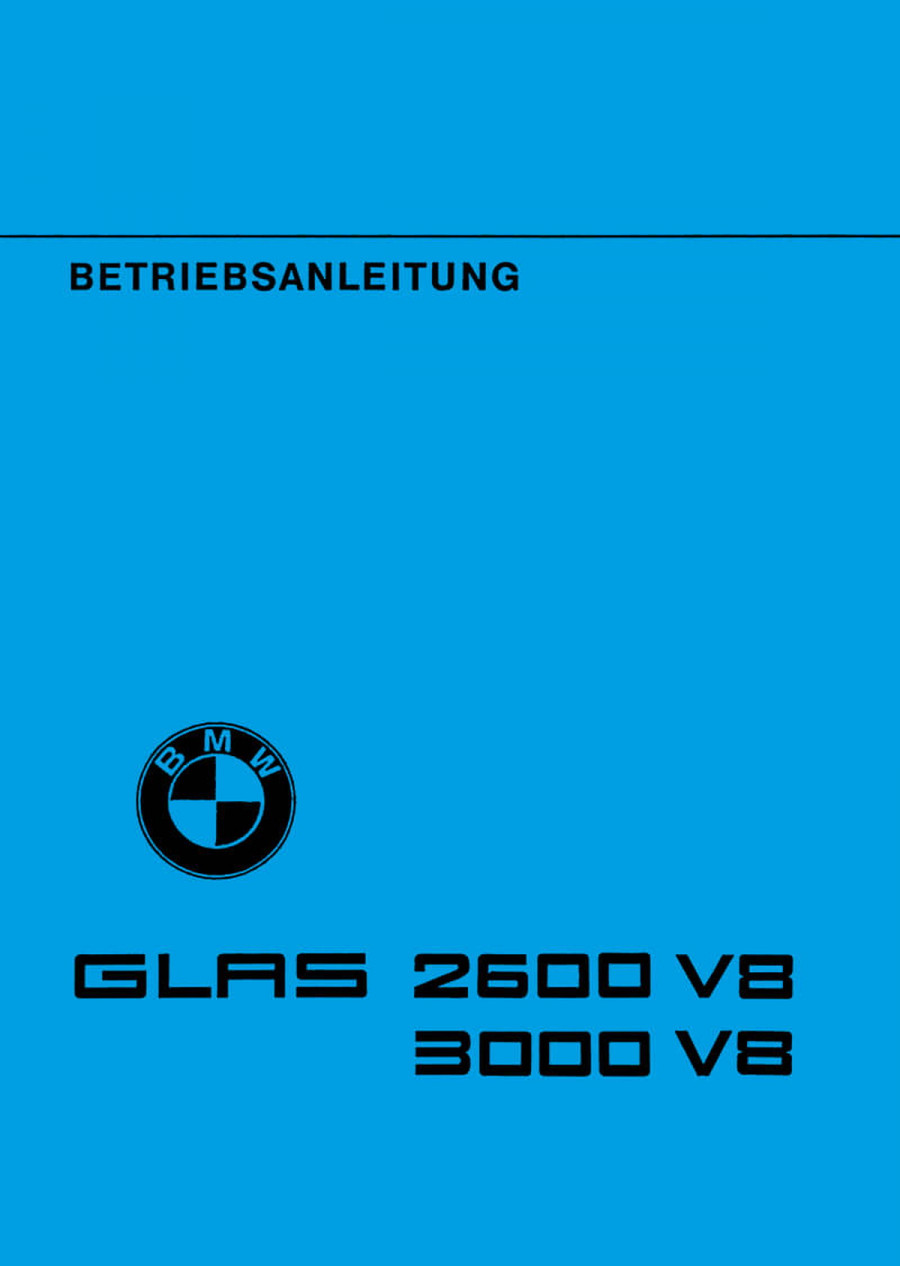 Glas 2600 und 3000 Betriebsanleitung