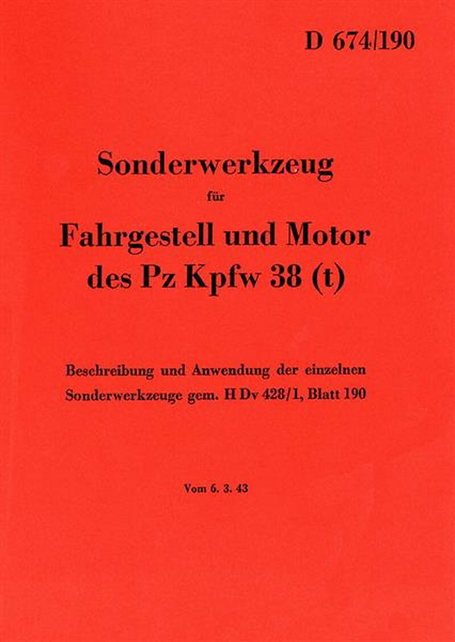 Panzer Wehrmacht Militärfahrzeuge Sonderwerkzeuge