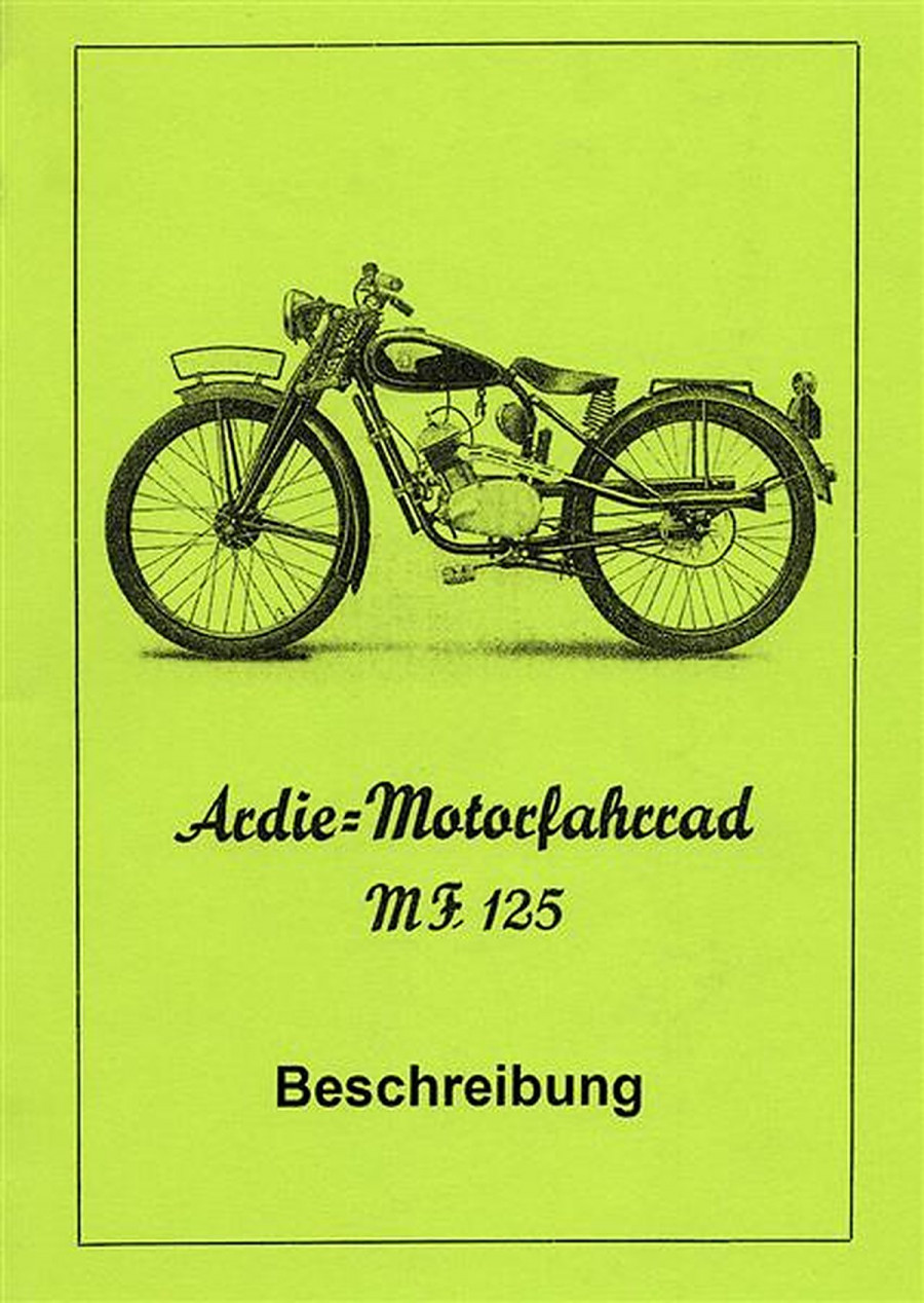 Ardie MF 125 Betriebsanleitung