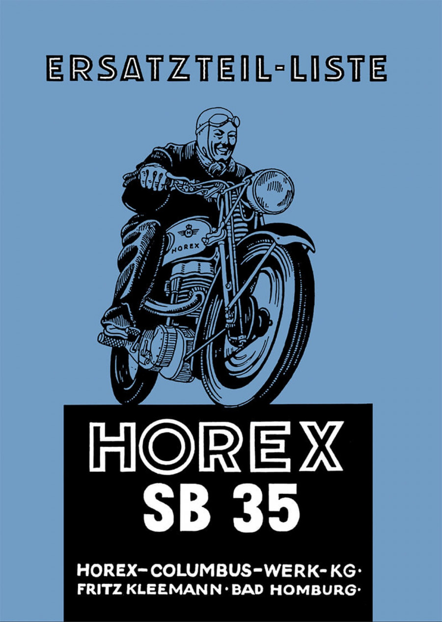 Horex SB35 Ersatzteilliste