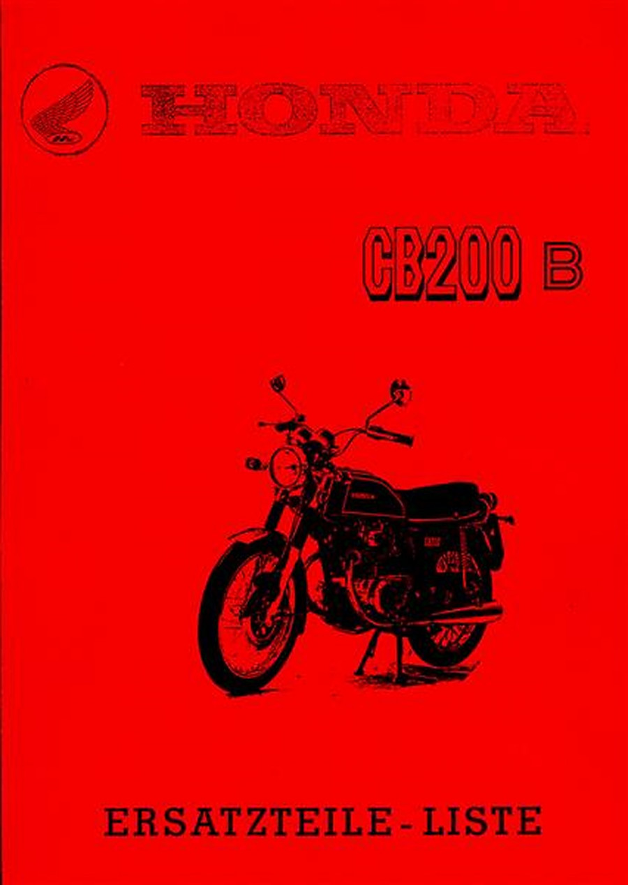 Honda CB 200 B Ersatzteilkatalog