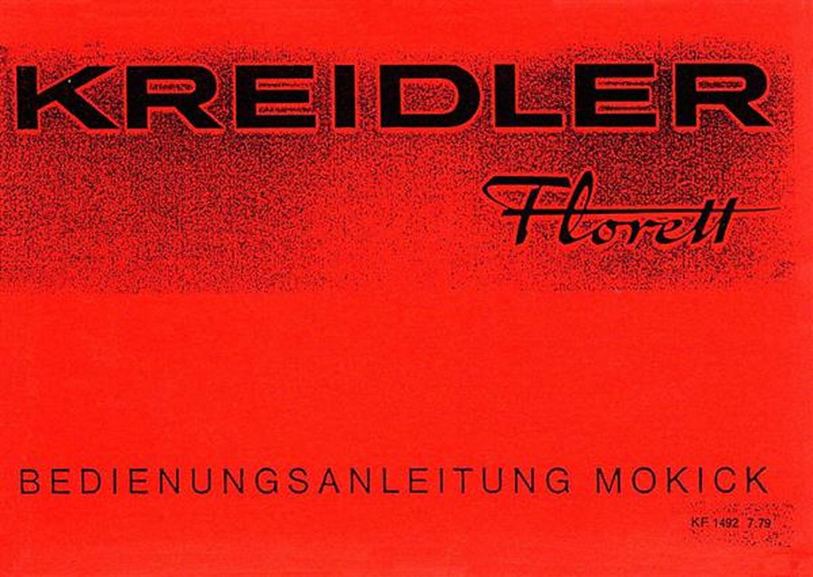 Kreidler Florett Mokick Betriebsanleitung