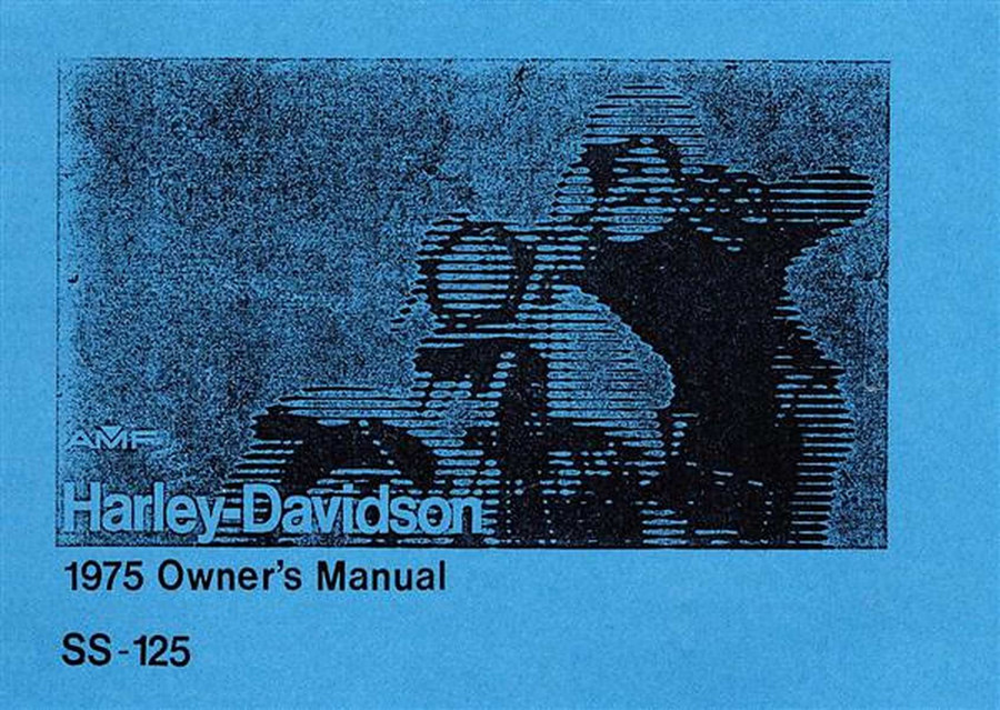 Harley-Davidson SS-125 Owners Manual