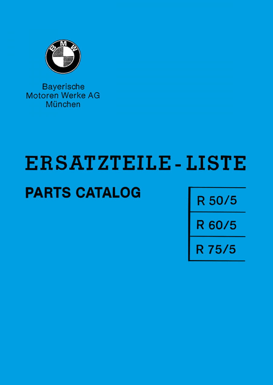 BMW R50/5 R60/5 R75/5 Ersatzteilkatalog
